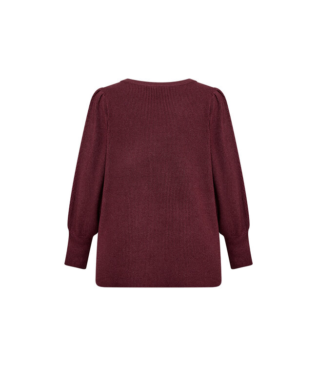 Wasabi Concept Nanine Pullover Dark Red
