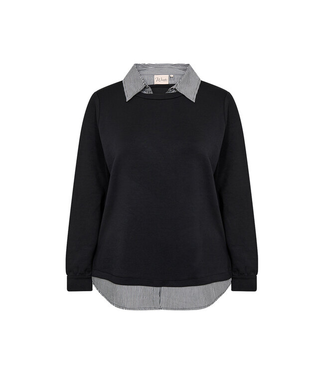 Wasabi Concept Sabina Pullover Black Combi
