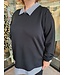 Wasabi Concept Sabina Pullover Black Combi