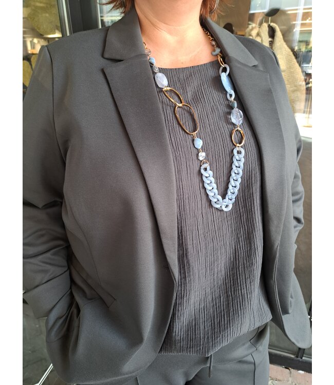 Kaffe Curve Jenna Blazer Black Oyster