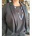 Kaffe Curve Jenna Blazer Black Oyster