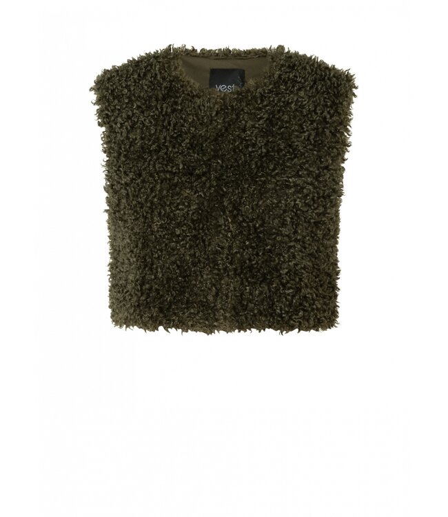 Yest Curve Gianna Gilet Army Green