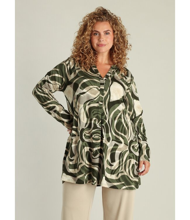 Yest Curve Violette Top Army Green