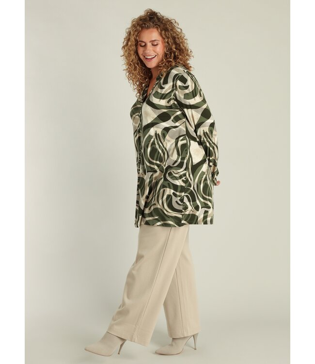 Yest Curve Violette Top Army Green