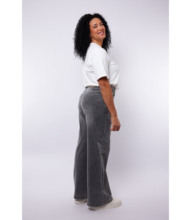 Exxcellent  Wide Neona Jeans Mid Gray