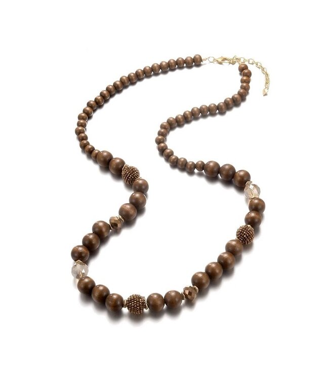 Ketting Boho Brown