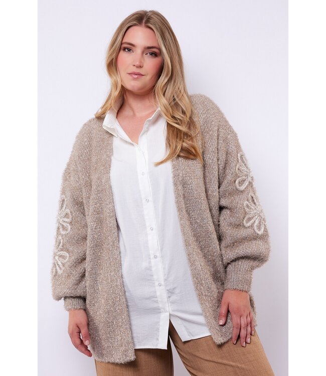 Exxcellent Marit Cardigan Sand