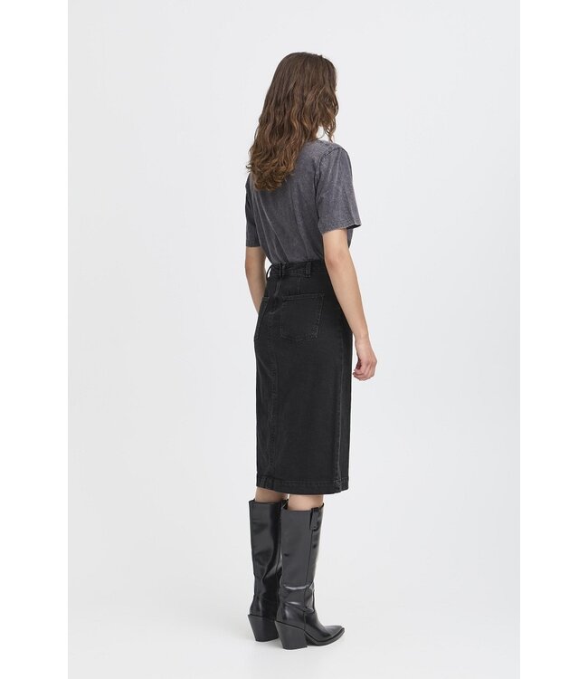 B.Young Lara Button Skirt