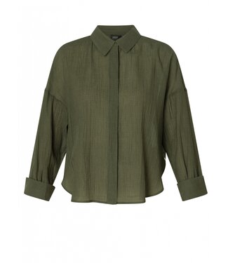 Yest Yest Coralie Blouse Army Green