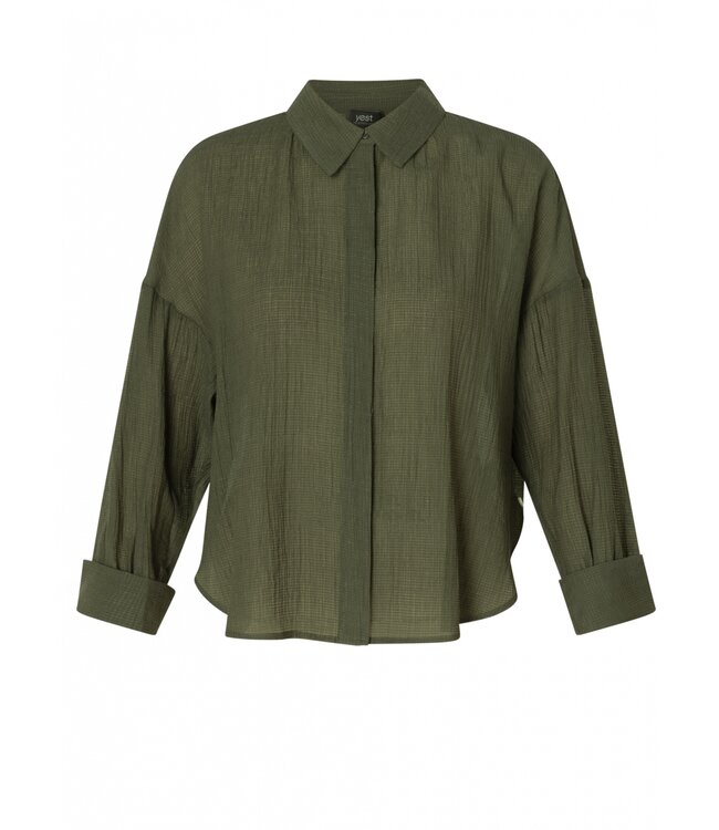 Yest Coralie Blouse Army Green