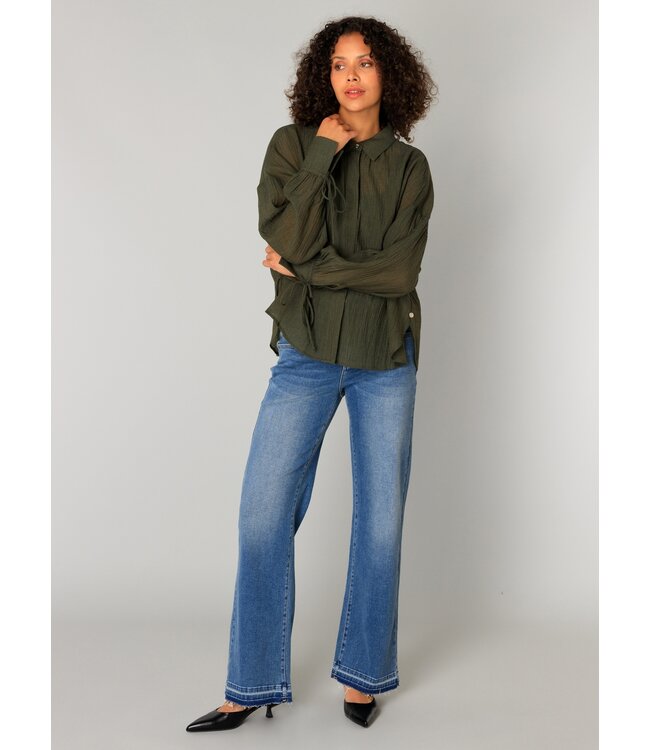 Yest Coralie Blouse Army Green