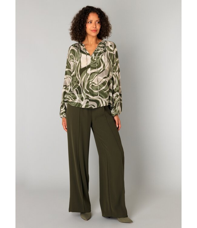Yest Carmen Blouse Army Green