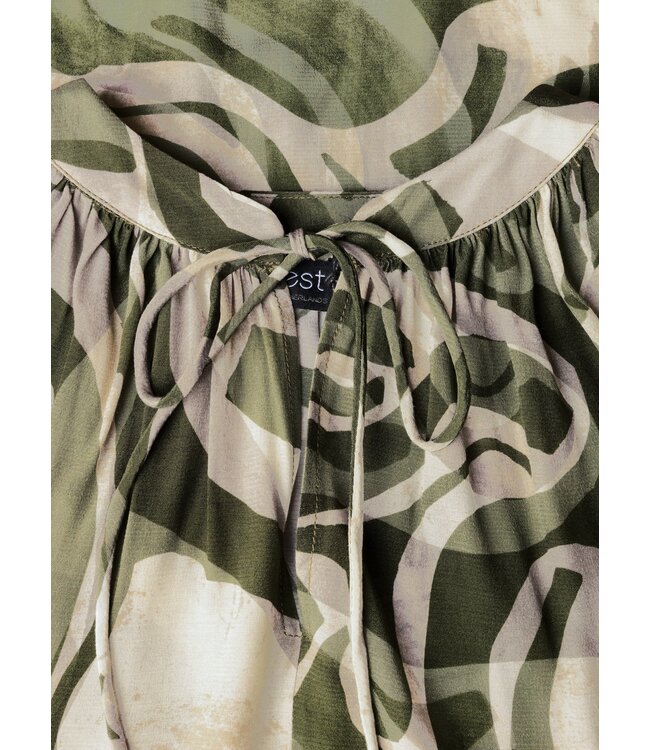 Yest Carmen Blouse Army Green