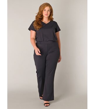 Base Level Curvy Base Level Curvy Lori Travel Pants Black