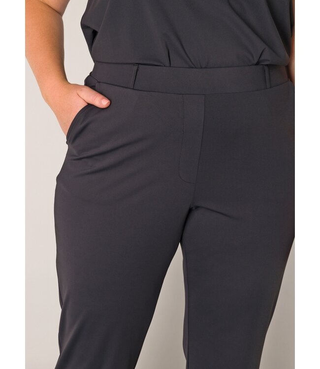 Base Level Curvy Lori Travel Pants Black