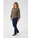 Kaffe Curve Loni Knit Pullover Morel Melange