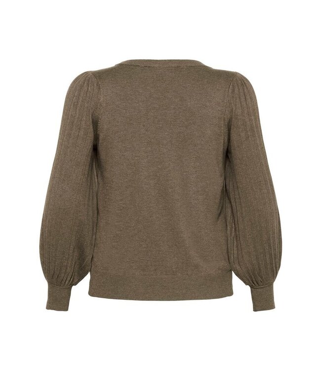 Kaffe Curve Loni Knit Pullover Morel Melange