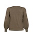 Kaffe Curve Loni Knit Pullover Morel Melange