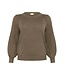 Kaffe Curve Loni Knit Pullover Morel Melange