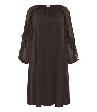 Kaffe Curve Kaffe Curve Milanna Dress Black Coffee