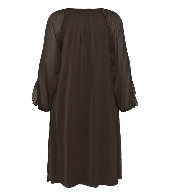 Kaffe Curve Milanna Dress Black Coffee