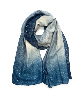 Scarf Sparkles Ocean Blue