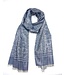 Scarf Snake Blue-Silver