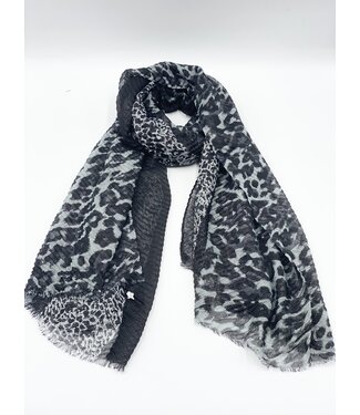 Scarf Blue Fantasy Black