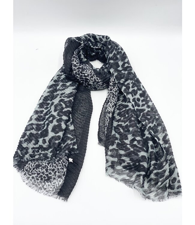 Scarf Blue Fantasy Black