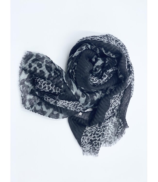 Scarf Blue Fantasy Black