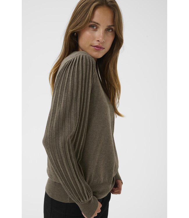 Kaffe Lone Pullover Morel Melange