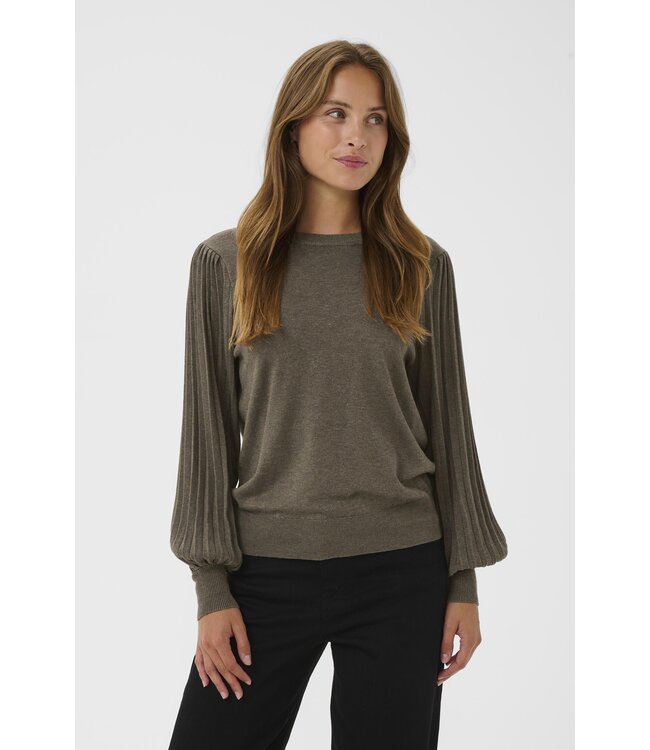 Kaffe Lone Pullover Morel Melange