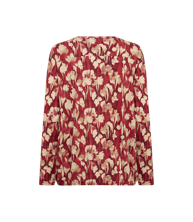 Soya Concept Felicity Top Flower Pattern Red