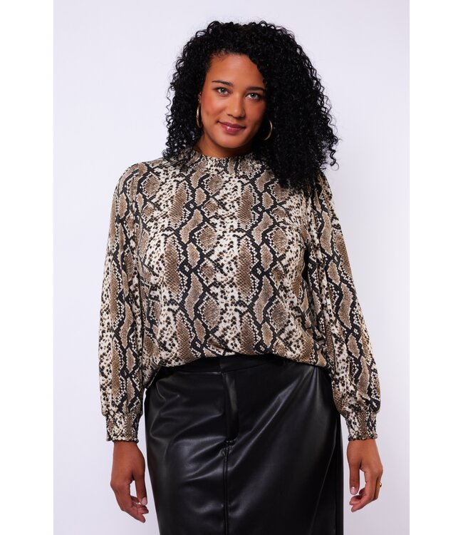 Exxcellent Ella Top Olive