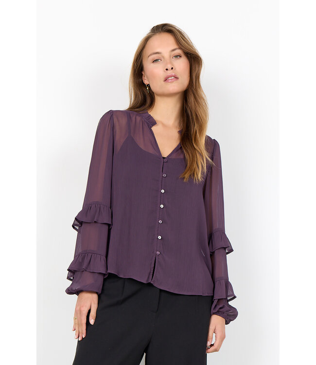 Soya Concept Naia Blouse Plum Perfect
