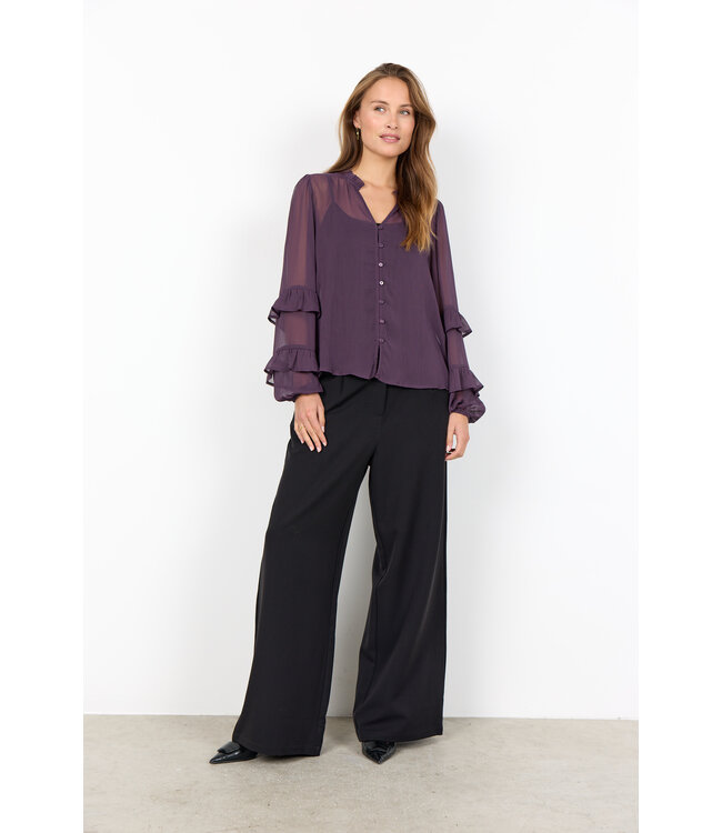 Soya Concept Naia Blouse Plum Perfect