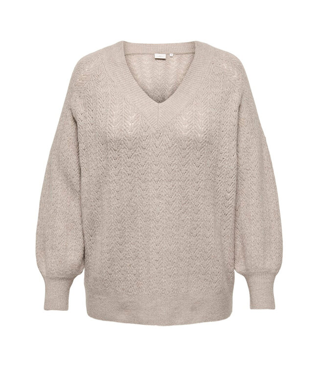 Only Carmakoma Lucilla Pullover Glitter