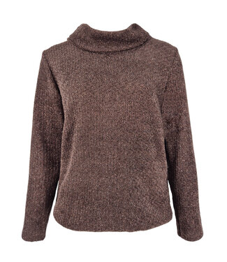 Fos Amsterdam Fos Amsterdam Nico Soft Lurex Top Brown
