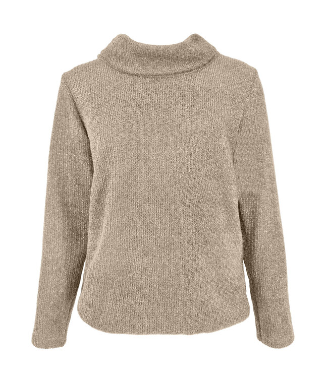 Fos Amsterdam Nico Soft Lurex Top Beige