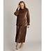 Yest Curve Hoda Skirt Copper Brown
