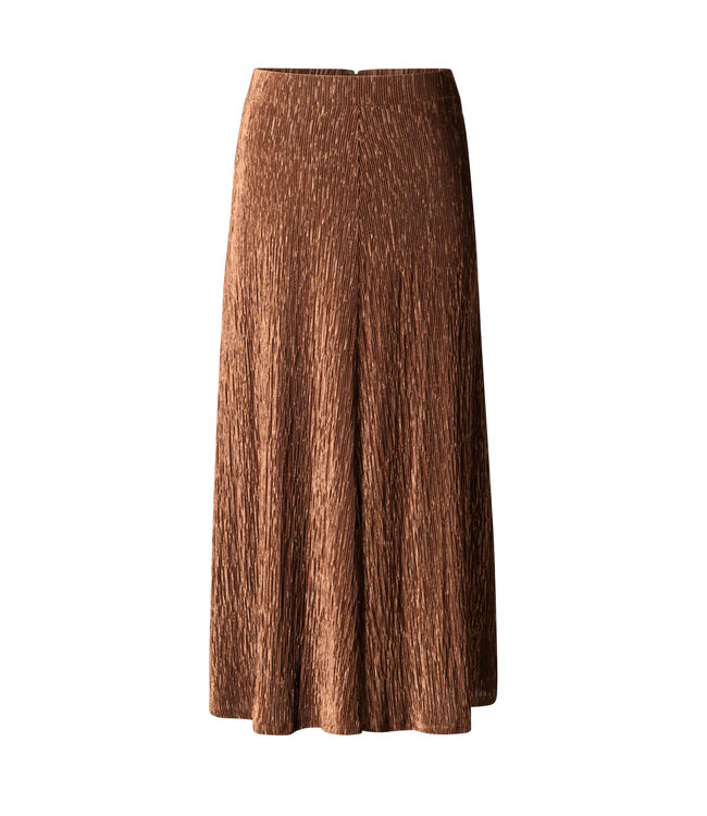 Yest Curve Hoda Skirt Copper Brown