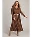 Yest Curve Hoda Skirt Copper Brown