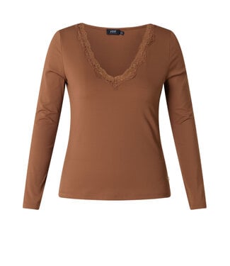 Yest Curve Yest Curve Hulda Top Copper Brown