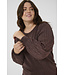 Kaffe Curve Regitta Pleat Pullover Coffee Brown