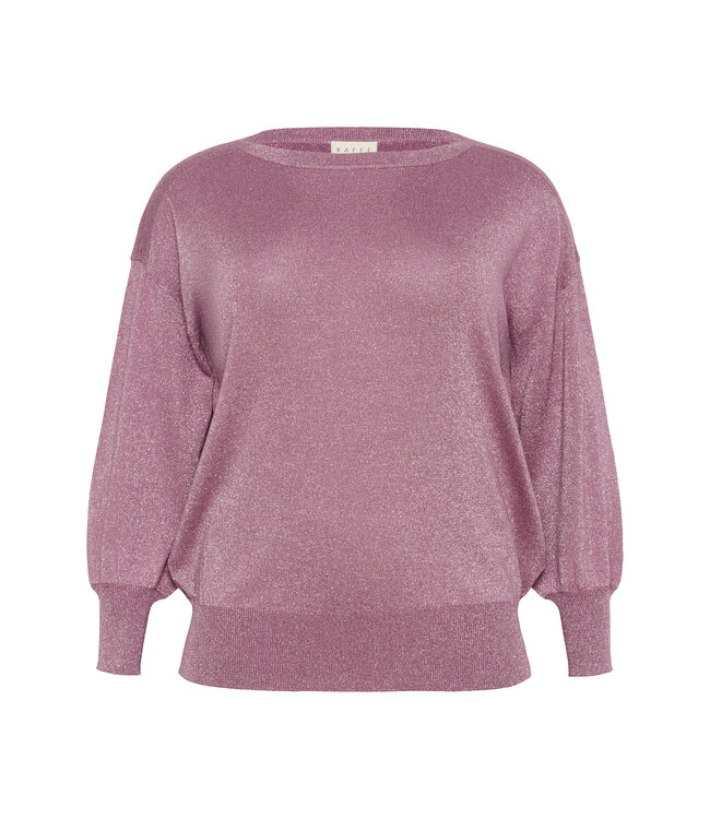 Kaffe Curve Regitta Boatneck Pullover Tulipwood