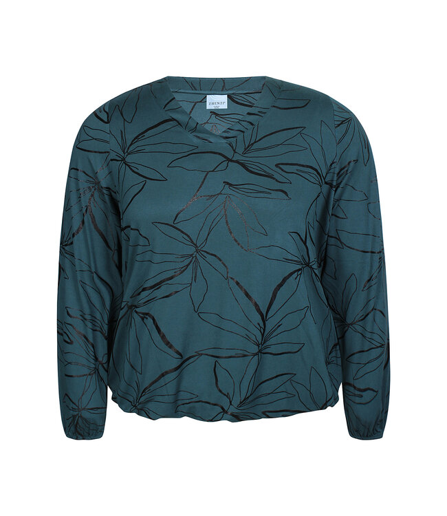 Zhenzi Sylva Blouson Teal Green