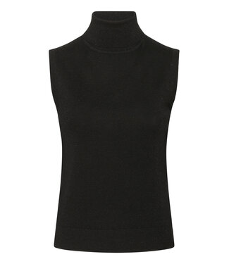 Kaffe Kaffe Regina Rollneck Top Black