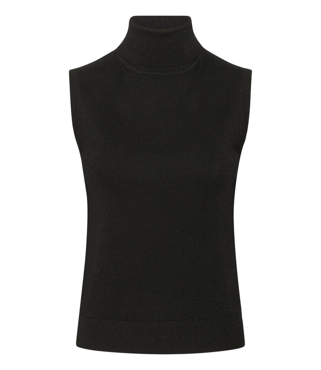 Kaffe Regina Rollneck Top Black