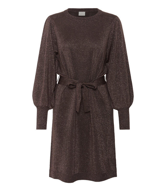 Kaffe Regina Belt Dress Black Coffee