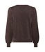 Kaffe Regina Pleat Pullover Black Coffee